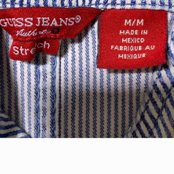 Guess BlueJean Overall Shorts - Picture 3 of 8